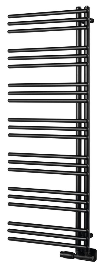 Aqualine POSEIDON otopné těleso 550x1340mm, černá mat PS513B