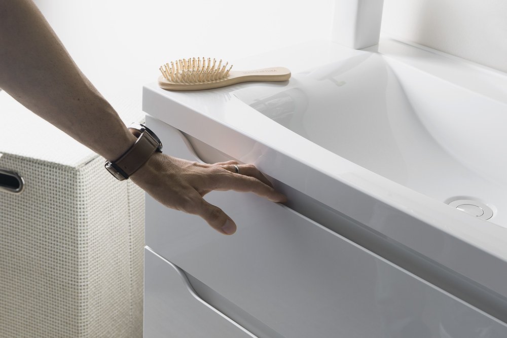 Sapho Koupelnový set WAVE 80, bílá KSET-047