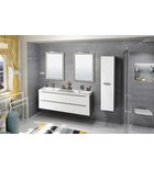 Photo: Bathroom set WAVE 150, white/silver oak