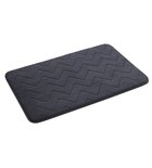 Photo: MOUSSE bath mat, 50x80 cm, 100% polyester, anti-slip, anthracite