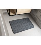 Photo: MOUSSE bathroom mat, 50x80cm, 100% polyester, non-slip, anthracite