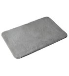 Photo: FUZZY bathroom mat, 50x80cm, 100% polyester, non-slip, grey