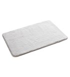 Photo: FUZZY bath mat, 50x80 cm, 100% polyester, anti-slip, white
