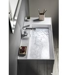 Photo: Kúpeľňový set ODETTA 85, biela/zlatá mat