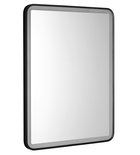 Photo: SWIDA zrcadlo s LED osvětlením 60x80cm, dotykový senzor, stmívatelné, černá mat