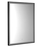 Photo: CORNA zrcadlo s LED osvětlením 60x80cm, dotykový senzor, stmívatelné, černá mat