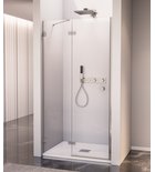Photo: FORTIS EDGE Alcove Shower Door 800mm, clear glass/left