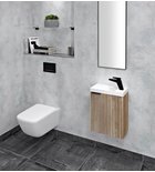 Photo: Bathroom set LATUS X 40, oak Alabama strip