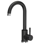 Photo: Kitchen tap, black granite