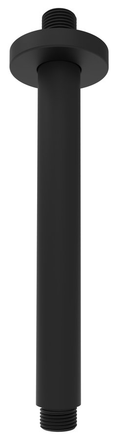 Sprchové stropní ramínko, kulaté, 200mm, černá mat 1205-05B