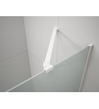 Photo: ESCA Shower Enclosure Corner Support Bar 900mm, white matt