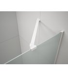 Photo: ESCA Shower Enclosure Corner Support Bar 900mm, white matt