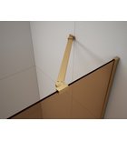 Photo: ESCA Shower Enclosure Corner Support Bar 900mm, gold matt
