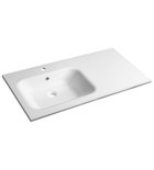 Photo: ARECA umywalka kompozytowa 110x50cm, lewa, biała