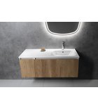 Photo: ARECA Gussmarmor-Waschtisch 110x50cm, rechts, weiß