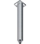 Photo: Ceiling mounted shower arm, square, 150mm, chrome