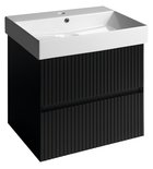 Photo: FILENA umývadlová skrinka 57x51,5x43cm, čierna mat strip