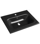 Photo: SIDRA Cultured Marble Washbasin 61x46cm, black matt