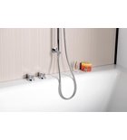 Photo: Sliding mounted shower holder, water outlet, 720mm, chrome