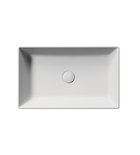 Photo: KUBE X counter top ceramic washbasin 60x37cm, white matt