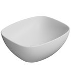 Photo: NUBES ceramic washbasin on the board 40x35cm, white matt