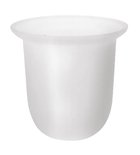 Photo: Ersatzbehalter für WC-Bürste X-ROUND/Trend-i/X-STEEL, XS301, Milchglas