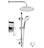 Photo: DAPHNE Concealed Shower Set with a single lever Mixer Tap, 2 Outlets, Chrome