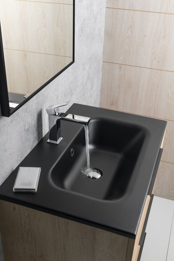 Sapho CUBEMIX stojánková umyvadlová baterie bez výpusti, chrom CM002
