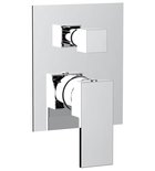 Photo: CUBEMIX concealed shower mixer tap, 2 outlets, chrome