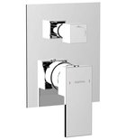 Photo: CUBEMIX concealed shower mixer tap, 2 outlets, chrome