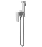 Photo: CUBEMIX concealed bidet mixer tap with stop shower, square, chrome