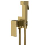 Photo: CUBEMIX concealed bidet mixer tap with stop spray, square, gold matt