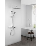 Photo: CUBEMIX shower column with lever mixer tap, chrome