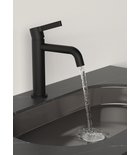 Photo: ICONIC washbasin mixer tap without waste, black matt