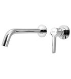Photo: ICONIC concealed 2 hole washbasin mixer tap, chrome