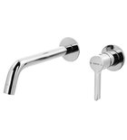 Photo: ICONIC concealed 2 hole washbasin mixer tap, chrome