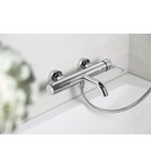 Photo: ICONIC wall-mounted bath mixer tap, chrome