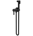 Photo: ICONIC concealed bidet mixer tap with stop shower, round, black matt