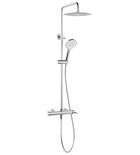 Photo: ICONIC shower column with lever mixer tap, chrome
