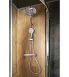 Photo: ICONIC shower column with lever mixer tap, chrome