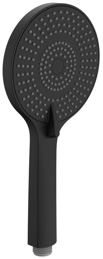 Ruční masážní sprcha, 3 režimy sprchování, průměr 120 mm, ABS/černá mat SK879B