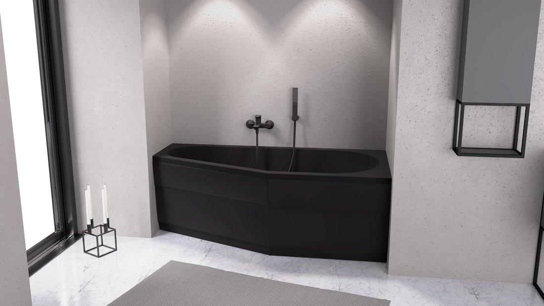 Polysan TIGRA R 170 panel čelní, černá mat 90812.21