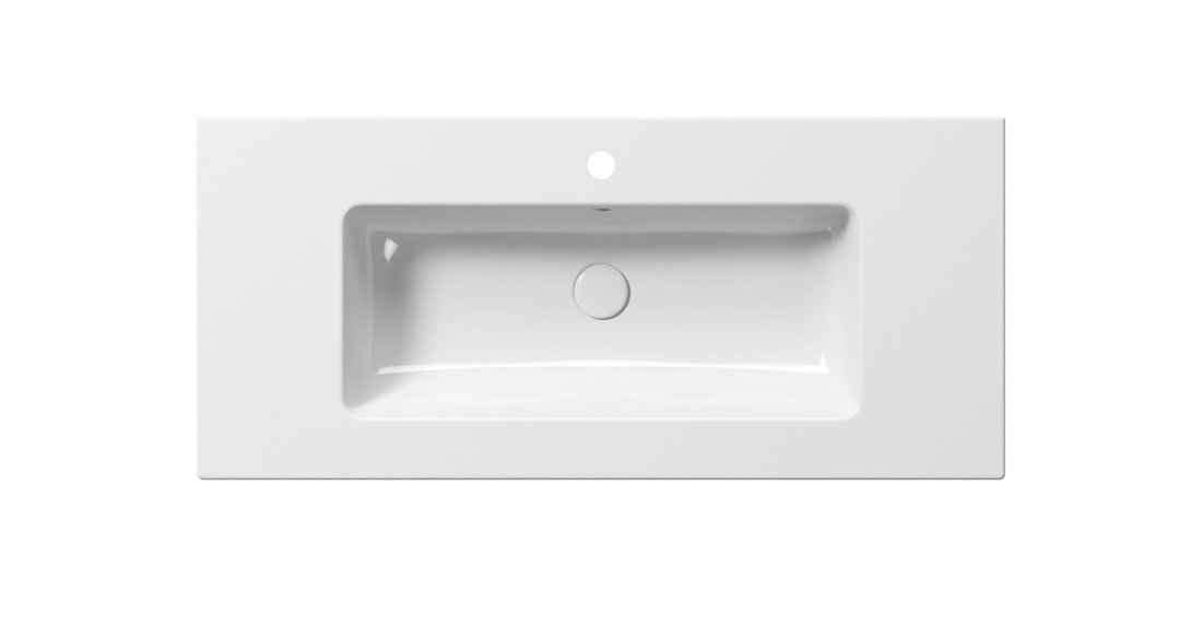 GSI PURA keramické umyvadlo Slim 102x46cm, bílá ExtraGlaze 8886111
