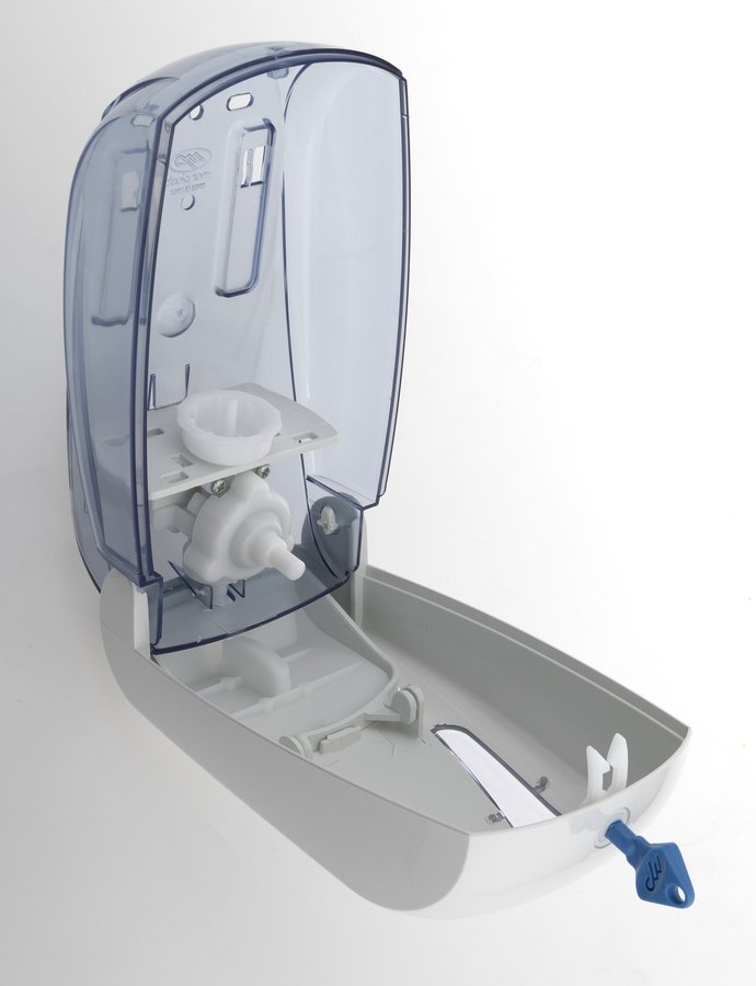 MARPLAST SKIN dávkovač tekutého mýdla 500ml, ABS, černá mat A91223BM