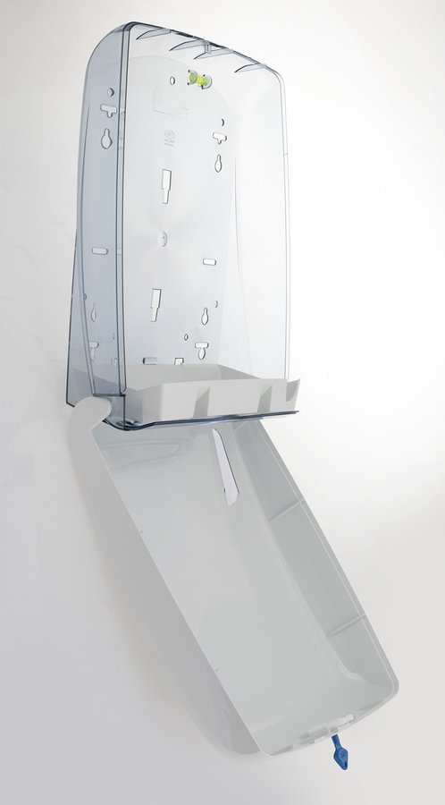 MARPLAST SKIN zásobník na papírové ručníky, 32x41x14cm, ABS, černá mat A90323BM