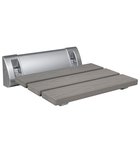 Photo: Folding shower seat 32x32,5cm, WPC, grey