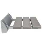 Photo: RAVO Folding shower seat 32x32,5cm, WPC, grey