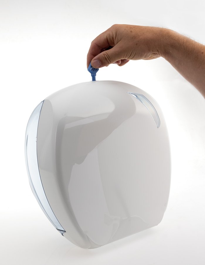 MARPLAST SKIN zásobník na toaletní papír max. Ø 24cm, ABS, bílá A90701