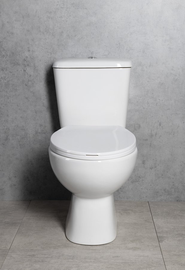 Aqualine MANUEL WC kombi, dvojtlačítko 3/6l, spodní odpad, bílá PS8814