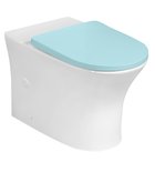 Photo: LEON RIMLESS wc pan for combi toilet, P-Trap/S-Trap, white